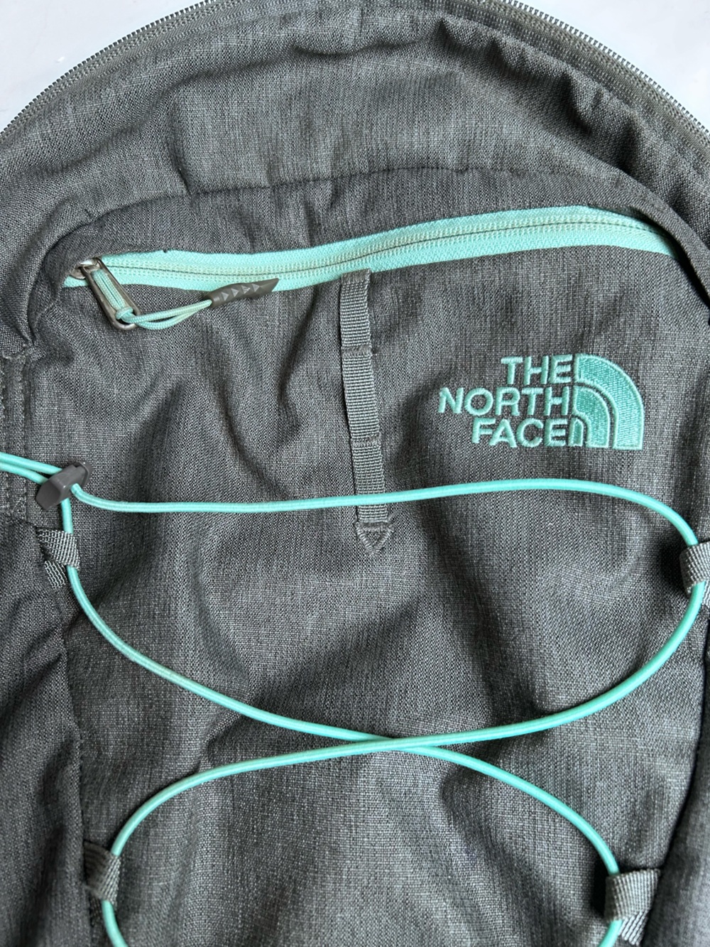 The North Face Borealis Backpack - Gray with Teal Accents unisex - Picture 13 of 13